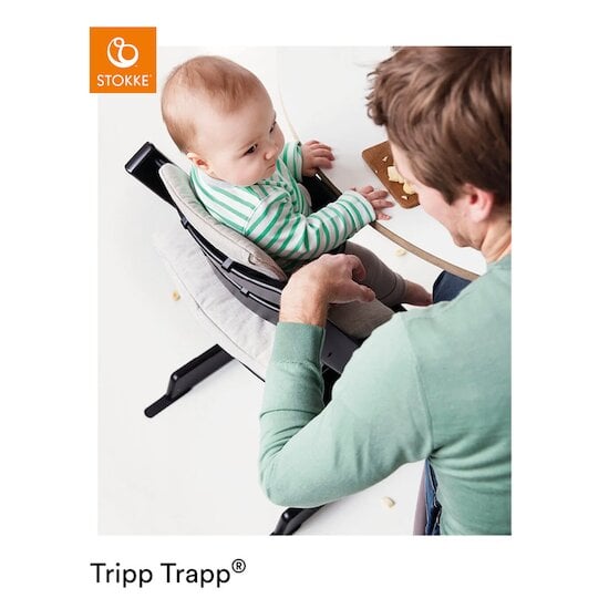 Chaise haute Tripp Trapp® Noir  de Stokke® Chaise haute Tripp Trapp® Noir  de Stokke®