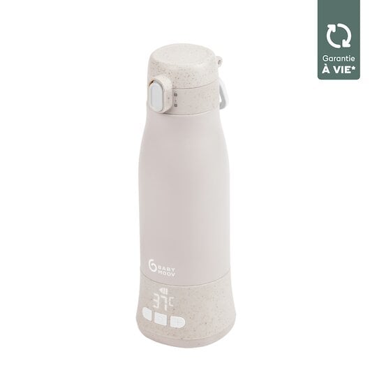 Chauffe-biberon nomade MOOV & FEED Beige  de Babymoov