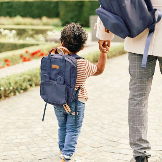 Sac à dos bébé Mini Club Signature Bleu Marine  de Childhome