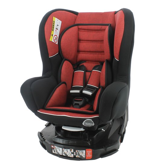 Groupe 0+/1/2 pivotant Luxe rouge  de Formula Baby