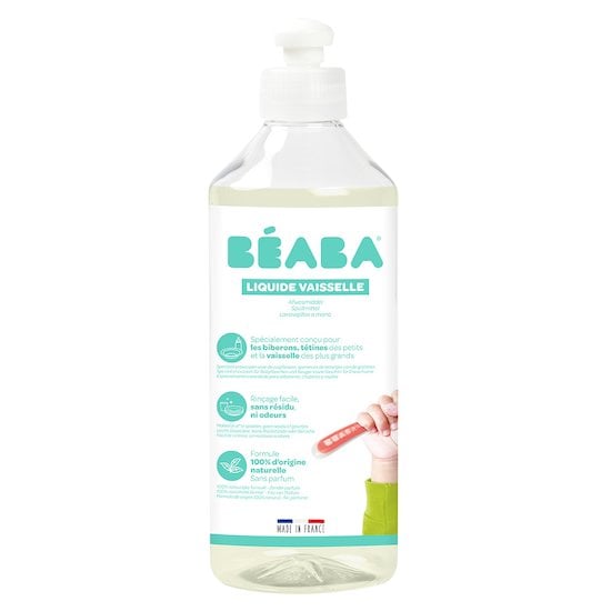 Liquide vaisselle sans parfum Vert 500 ml de Béaba