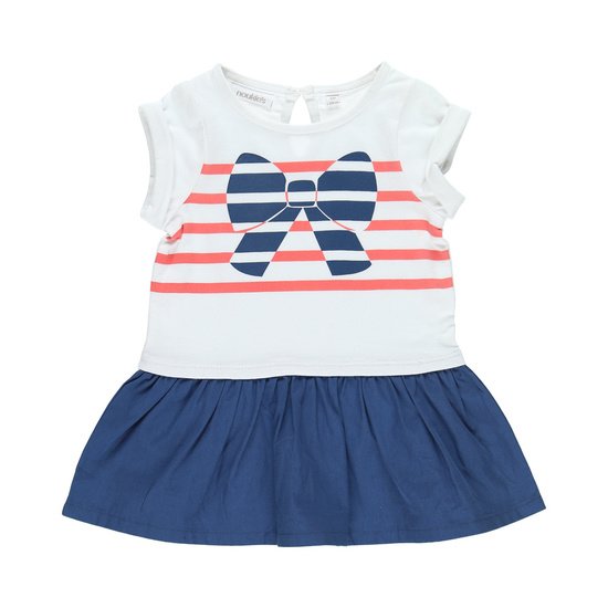 Robe rayée collection Bord de mer Fille Bleu / Blanc  de Noukies