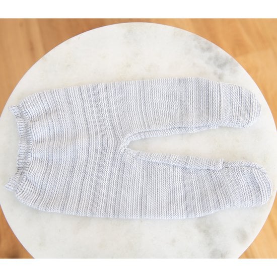 Pantalon bio collection Tricot Gris  de P'tit bisou Pantalon bio collection Tricot Gris  de P'tit bisou