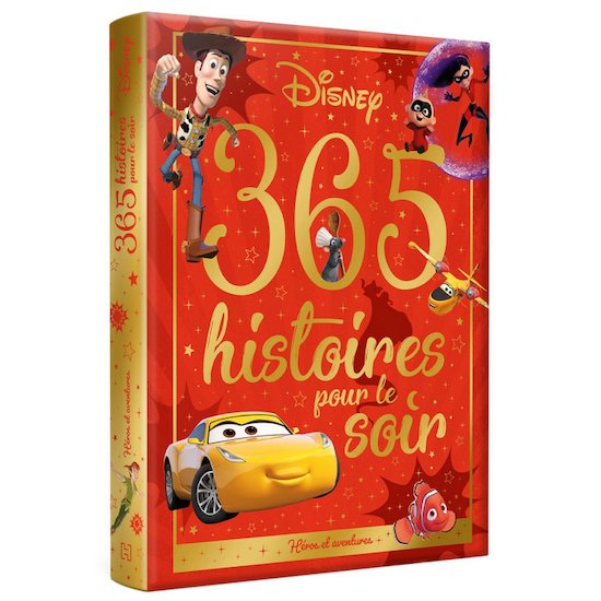 365 Histoires pour le soir - Héros et aventures   de Hachette Jeunesse Disney