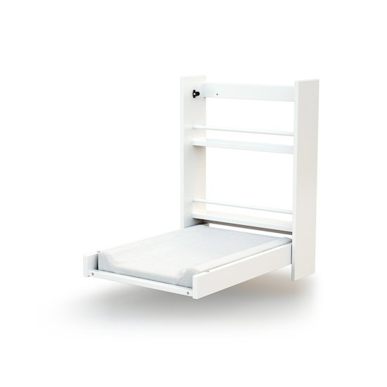 Table à Langer Pliante Blanc + Matelas - Le coin des petits