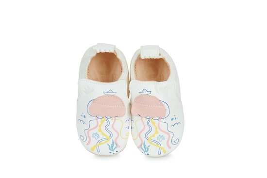 Chaussons My BluBlu Pieuvre Blanc  de Easy Peasy Chaussons My BluBlu Pieuvre Blanc  de Easy Peasy
