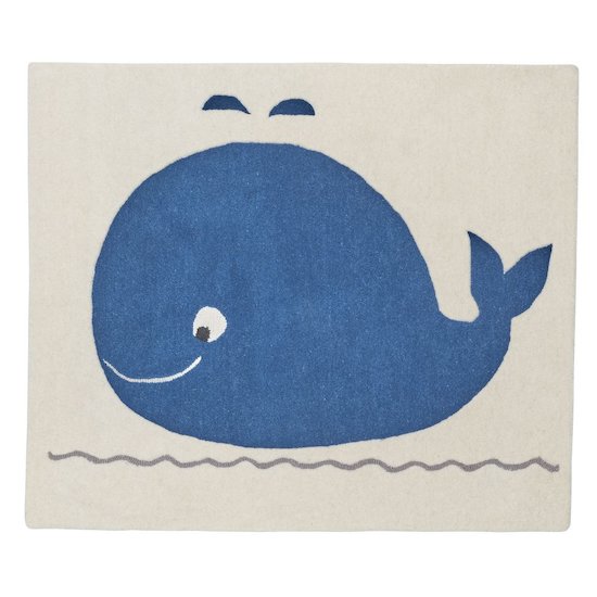 Blue Baleine Tapis de chambre
