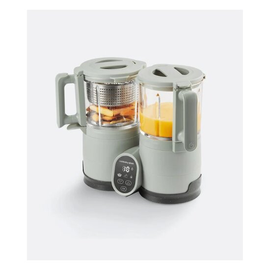 Nutribaby Glass - Robot en verre cuisson rapide Celadon  de Babymoov Nutribaby Glass - Robot en verre cuisson rapide Celadon  de Babymoov