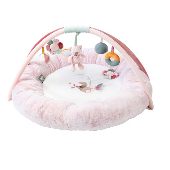 Iris Lali Tapis Pouf Avec Arches Rose De Nattou Tapis D Eveil Aubert Iris Lali Tapis Pouf Avec Arches Rose De Nattou Tapis D Eveil Aubert