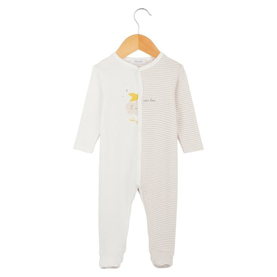 Pyjama rayures Petit Koala Beige 3 mois de Marèse