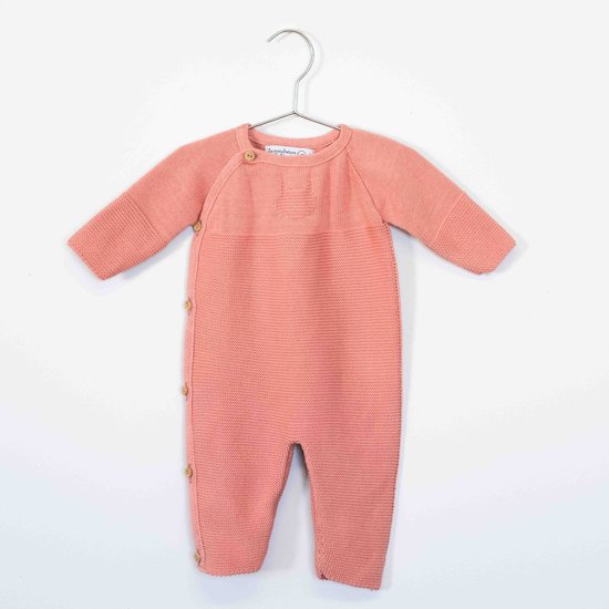 Combinaison sans pieds Petits Chats Bouton de rose  de La Manufacture de Layette