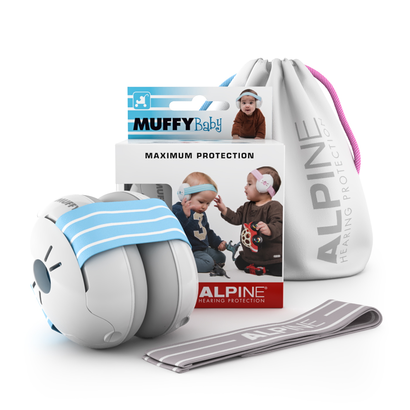 Casque anti-bruit Muffy Baby Blue de Alpine, Sécurité domestique : Aubert