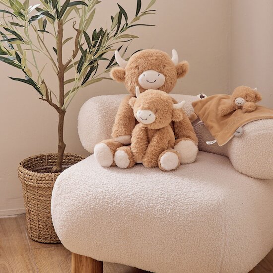 Peluche 25 cm Fluffy, Orso et Lily Fluffy  de Noukies