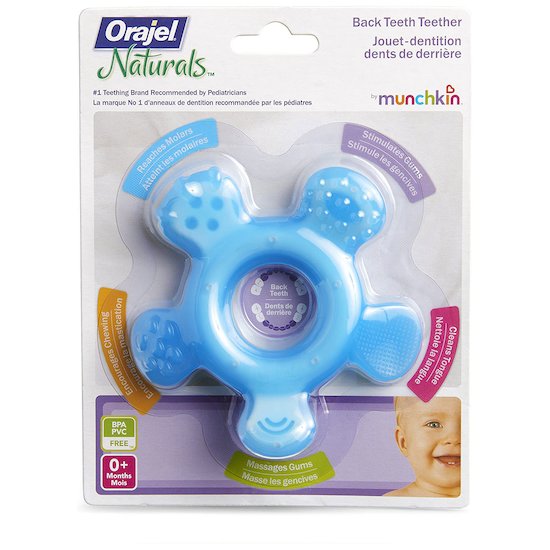 Anneau de dentition réfrigéré Fun Ice Bleu  de Munchkin Brica