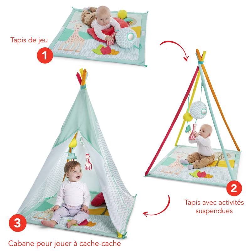 Activi'Tipi Sophie la Girafe de Sophie La Girafe®, Tapis d'éveil : Aubert