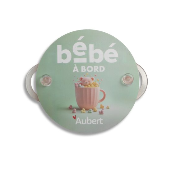 Bébé à bord / Future maman à bord réversible   de Aubert concept Bébé à bord / Future maman à bord réversible   de Aubert concept