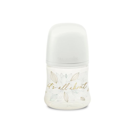 GOLD Biberon tétine ronde Gris 150 ml de Suavinex