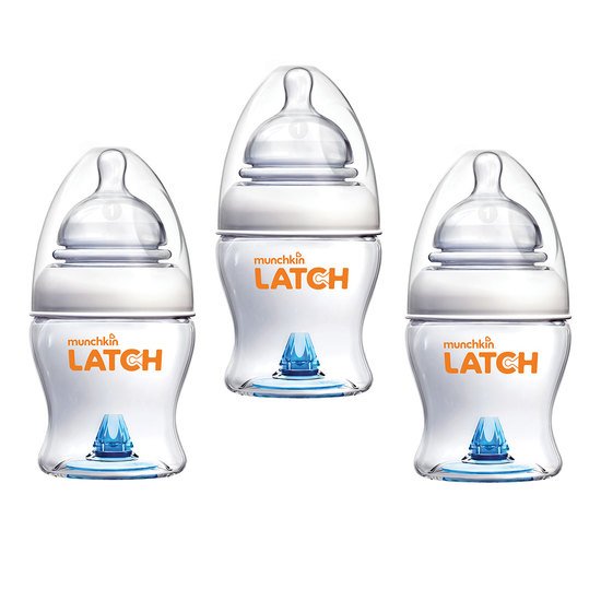 Set 3 biberons LATCH  120 ml de Latch Munchkin