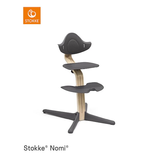 Chaise Nomi® Naturel Anthracite  de Stokke®