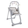 Chaise haute Polly Magic Relax 4 roues