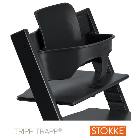 Baby Set™ Tripp Trapp® + Patin Noir  de Stokke®