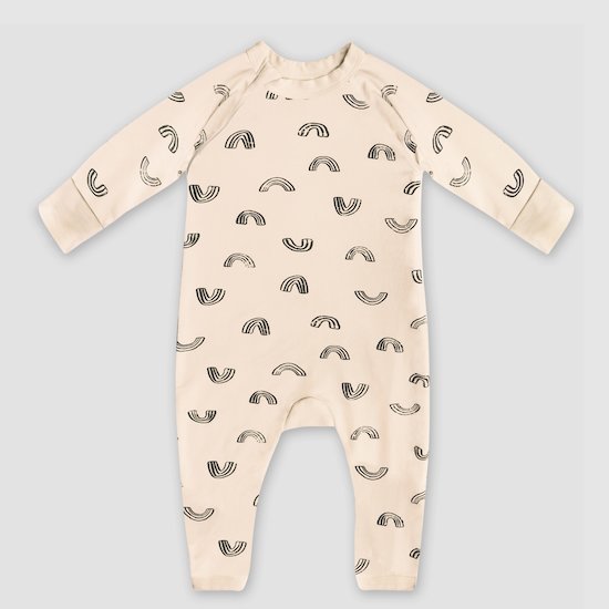 Pyjama Zippé Coton Bio Rainbow  de DIM Baby