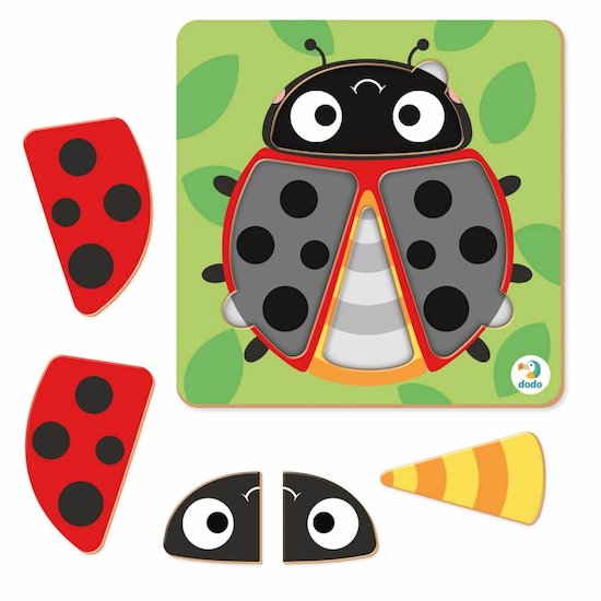 Puzzle à trier Coccinelle  de Bisal