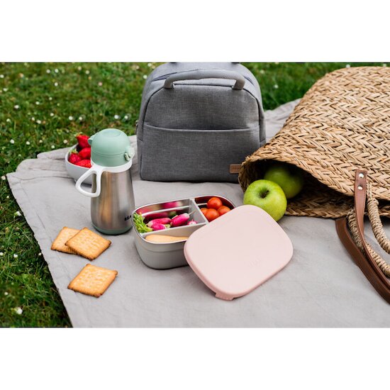 Boîte repas Rose  de Béaba Boîte repas Rose  de Béaba