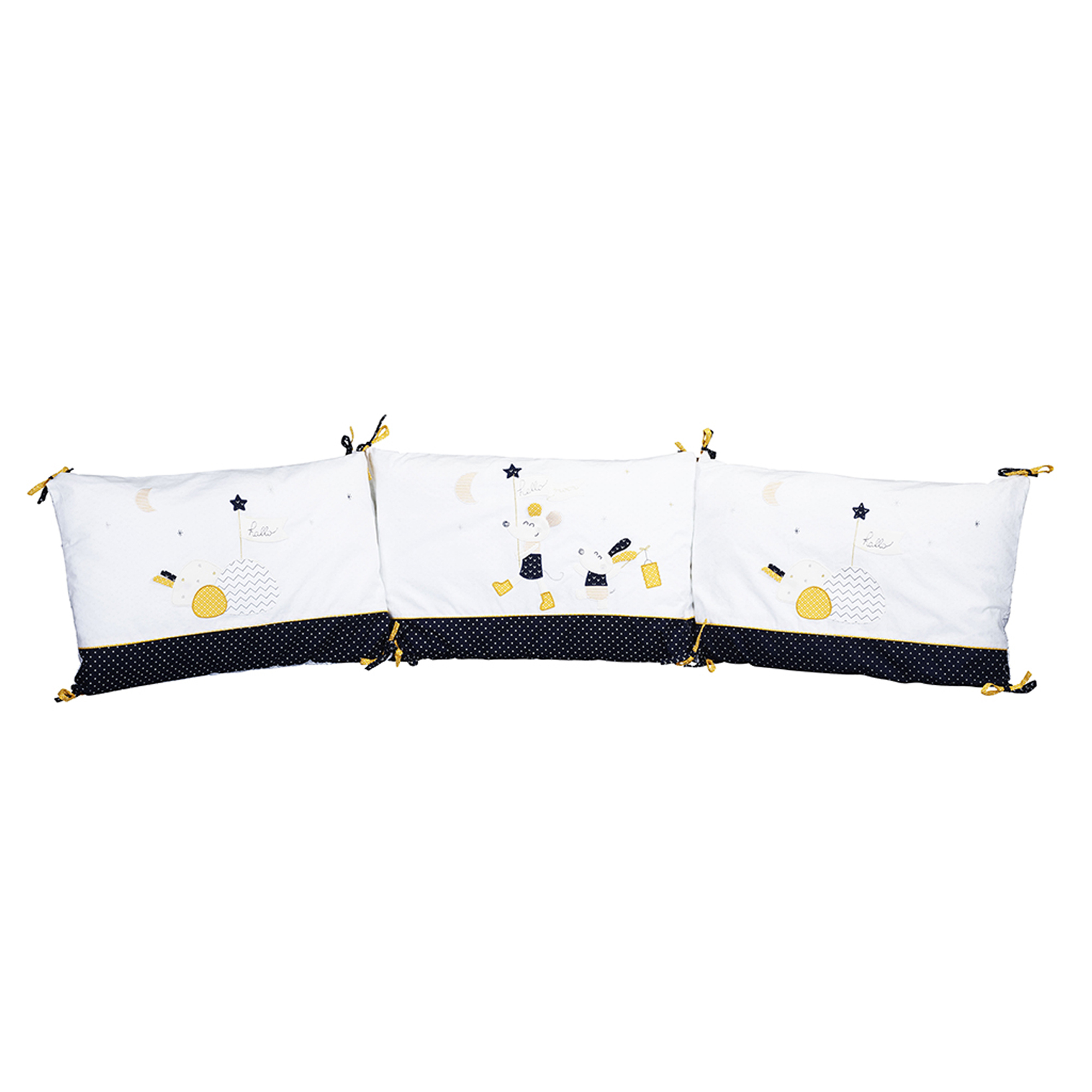 Hello Tour De Lit Blanc Marine De Sauthon Baby Deco Tours De Lit Aubert