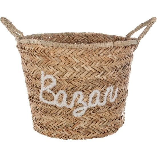 Yearonan panier de rangement ensemble de 4 pièces-panier rangement  bébé-Coton, avec poignée， jouets, rangement et finition des  cosmétiques-panier