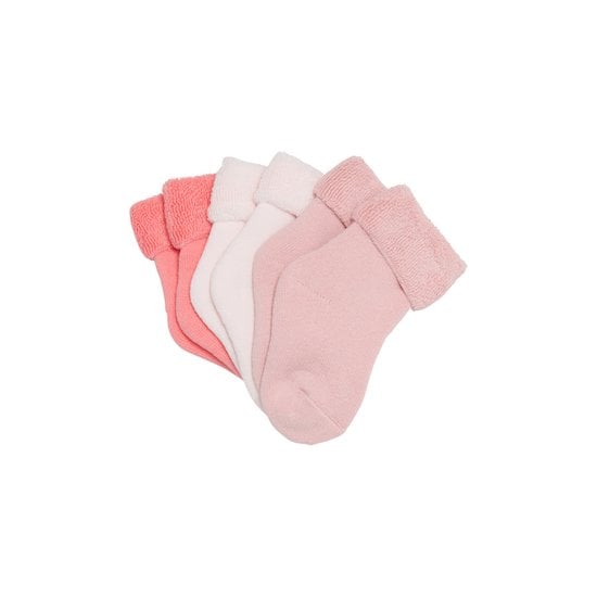 Mes Essentiels Lot 3 Chaussettes Rose Pearly  de P'tit bisou