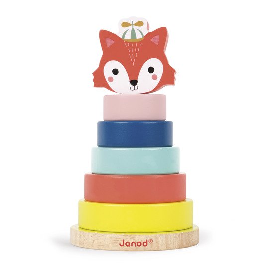 Empilable Renard - Baby Forest Multicolore  de Janod