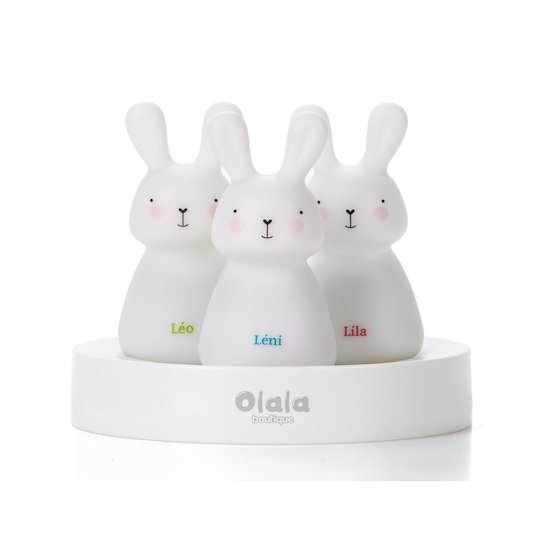 Veilleuse Leo, Leni & Lila Blanc  de Olala