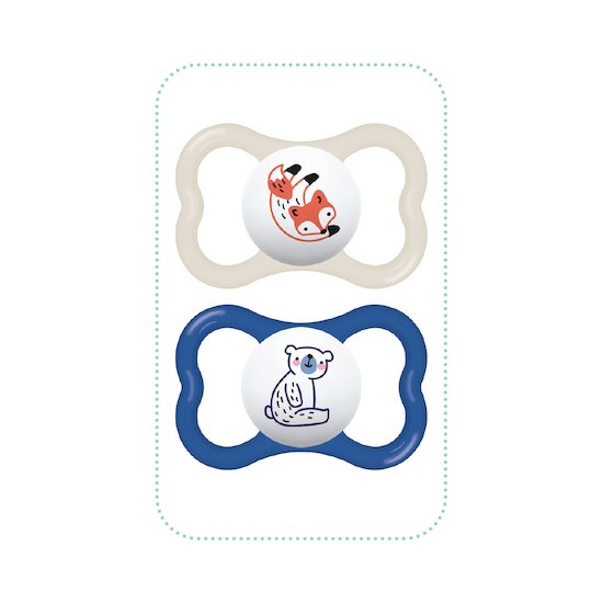 Sucette supreme x2 6 m+ silicone + boîte Aléatoire  de Mam Sucette supreme x2 6 m+ silicone + boîte Aléatoire  de Mam