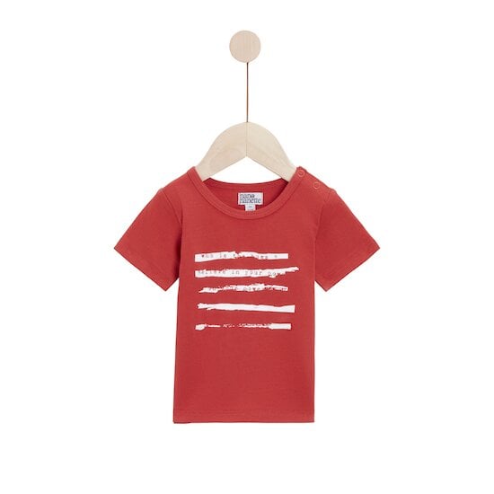 Tropicool T-shirt manches courtes Rouge Aurora  de Nano & nanette