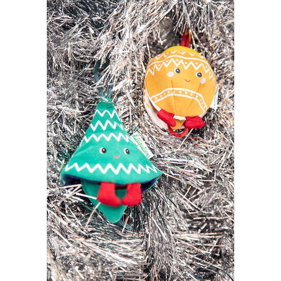 Poupée Lutin réversible Sapin de Noël Titti  de Lilliputiens Poupée Lutin réversible Sapin de Noël Titti  de Lilliputiens