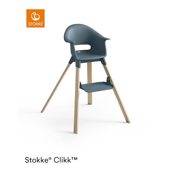 Stokke® Clikk™ chaise haute Fjord Blue  de Stokke®