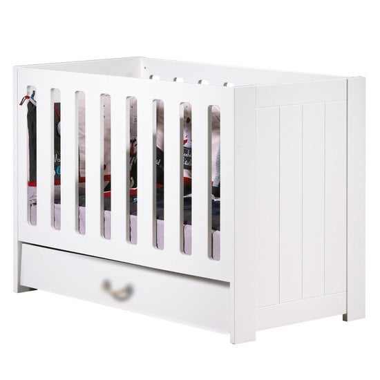 Seaside lit 60x120 Blanc 60 x 120 cm de Sauthon Baby's Sweet Home