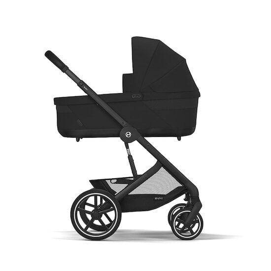 Trio naissance Poussette BALIOS + Nacelle S Lux + Coque auto Cloud G i-Size + Adaptateurs Confort Moon Black  de CYBEX