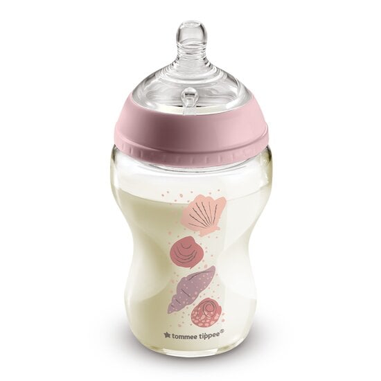 Biberon Closer to nature verre Rose  de Tommee Tippee