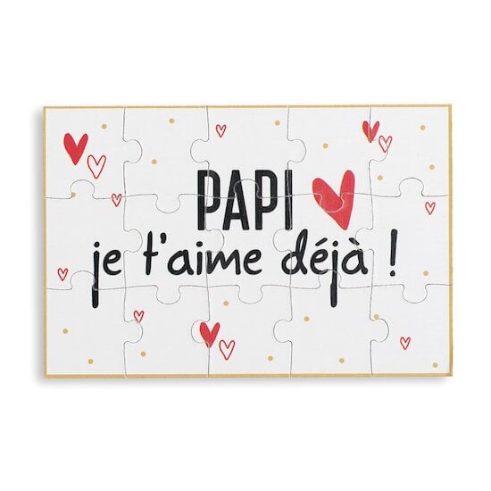 Puzzle d'annonce Papi  de Maïka