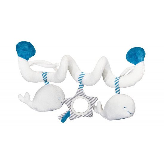 Blue Baleine Spirale D Activites De Sauthon Baby S Sweet Home Peluches A Accrocher Aubert
