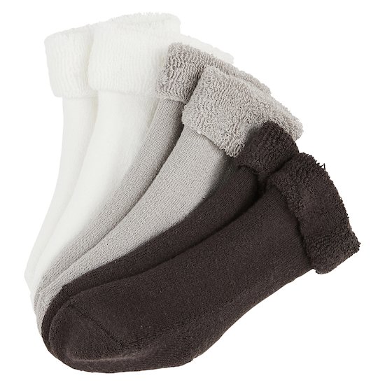 3 paires de chaussettes bouclette