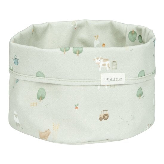 Little Farm Panier de commode rond Vert  de Little Dutch