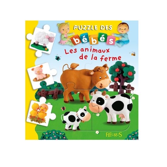 Bébé puzzle  Les animaux de la ferme   de Fleurus