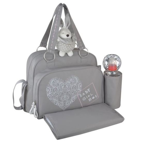 Sac A Langer Simply Baby Girl Gris De Baby On Board Sacs A Langer Aubert