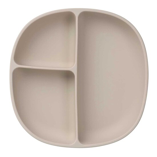 Assiette Silicone avec couvercle Latte  de B.Box