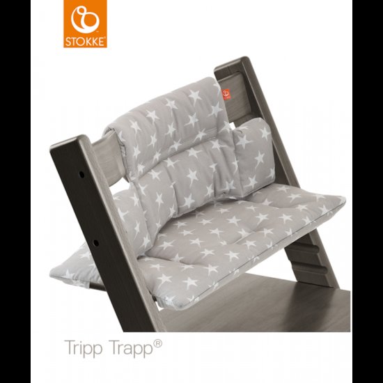 Coussin de chaise Tripp Trapp® Grey stars  de Stokke®