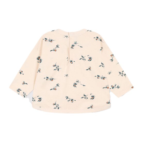 Tee-shirt manches longues en jersey imprimé Avalanche/Multico  de Petit Bateau