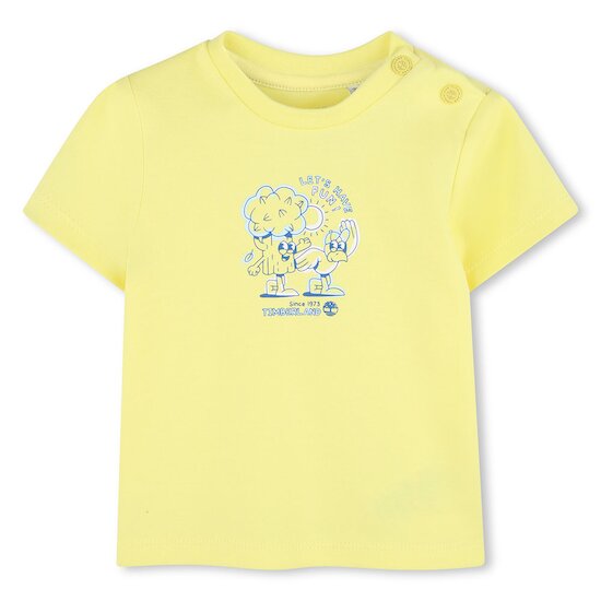 T-shirt manches courtes Jaune 18 mois de Timberland